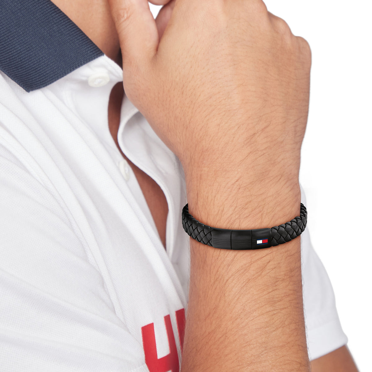 Tommy Hilfiger Armband TJ2790662 Heren Zwart 19 cm