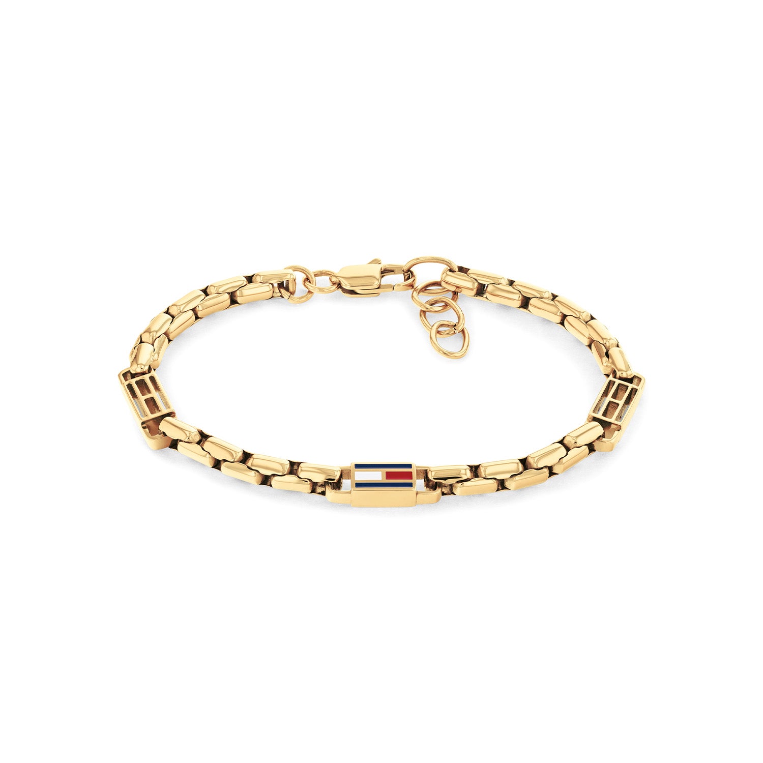 Tommy Hilfiger Jewels TJ2790675 Armband Heren 3D Flag Gp 19cm