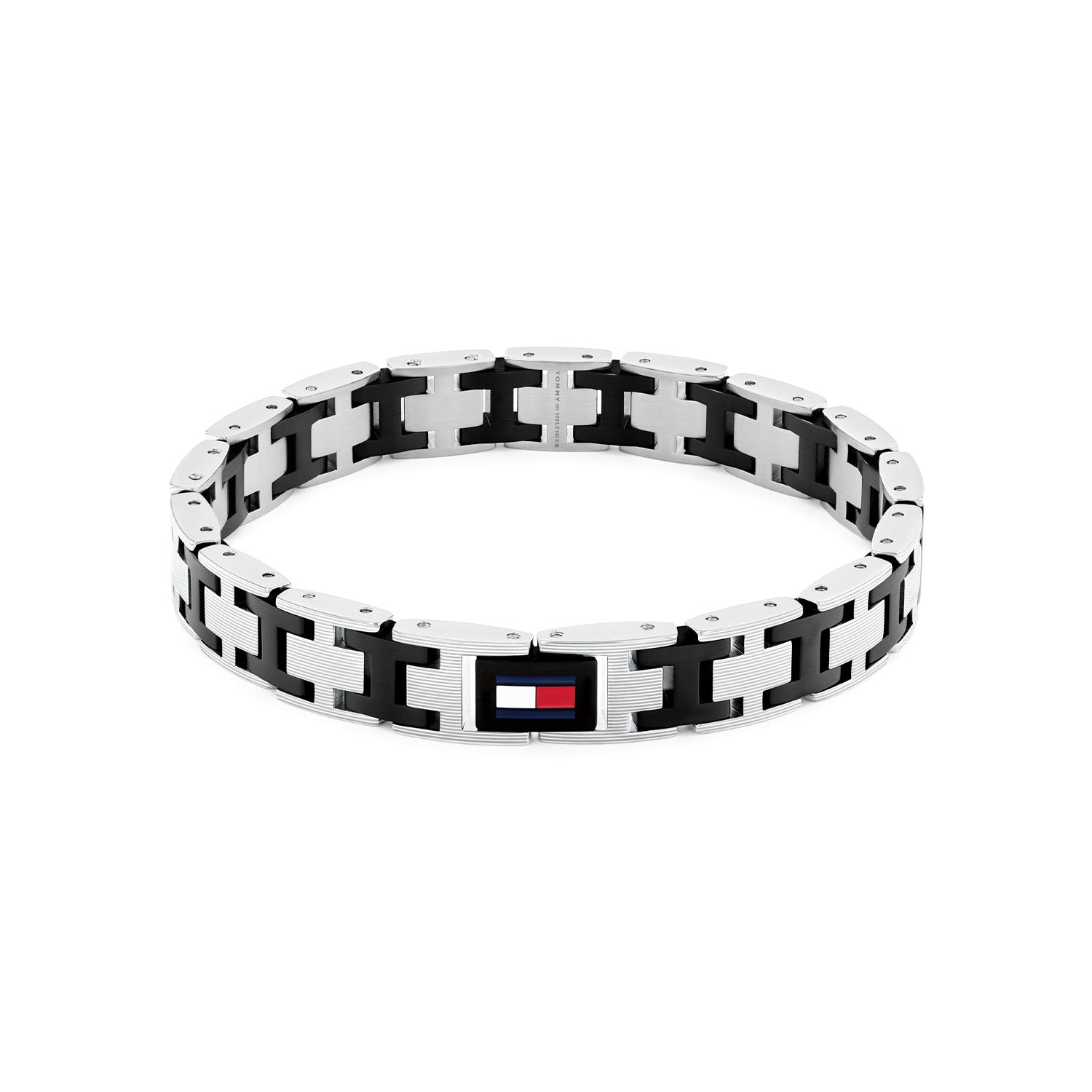 Tommy Hilfiger Jewels TJ2790684 Armband Heren H-Link Bico/Zw 19cm