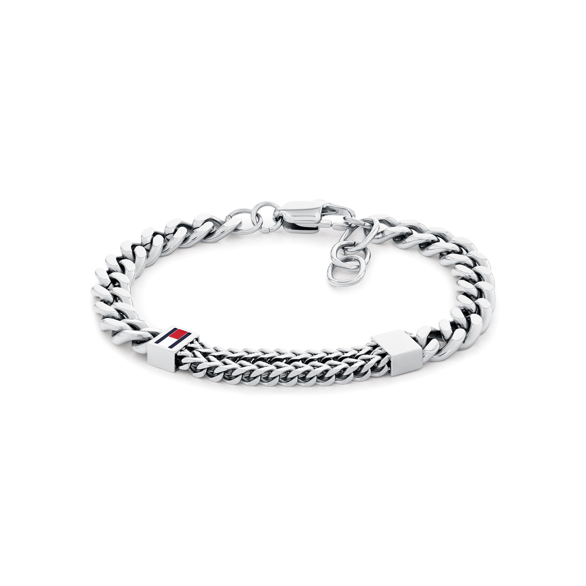 Tommy Hilfiger TJ2790729 Heren Armband Zilverkleurig