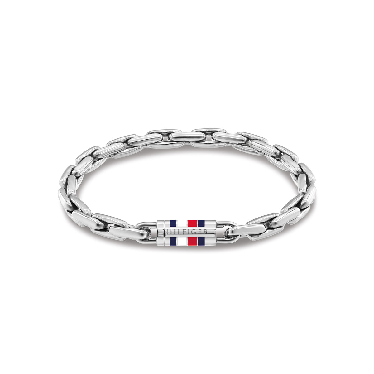 Tommy Hilfiger TJ2790749 Heren Armband Zilverkleurig