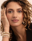 Sparkling Jewels armband Pearl Bold Mix - Gold BLK01G-P01 - PansiteNederland.nl