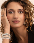 Sparkling Jewels armband Pearl Bold Mix - Silver BLK01S-P01 - PansiteNederland.nl