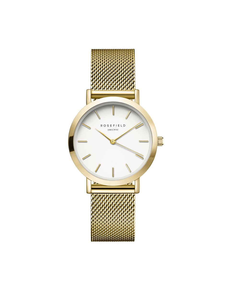 Rosefield horloge TWG-T51 The Tribeca White-Gold - PansiteNederland.nl