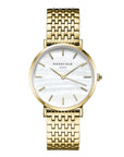 Rosefield horloge UEWG-U21 The Upper East Side White Pearl Gold - PansiteNederland.nl
