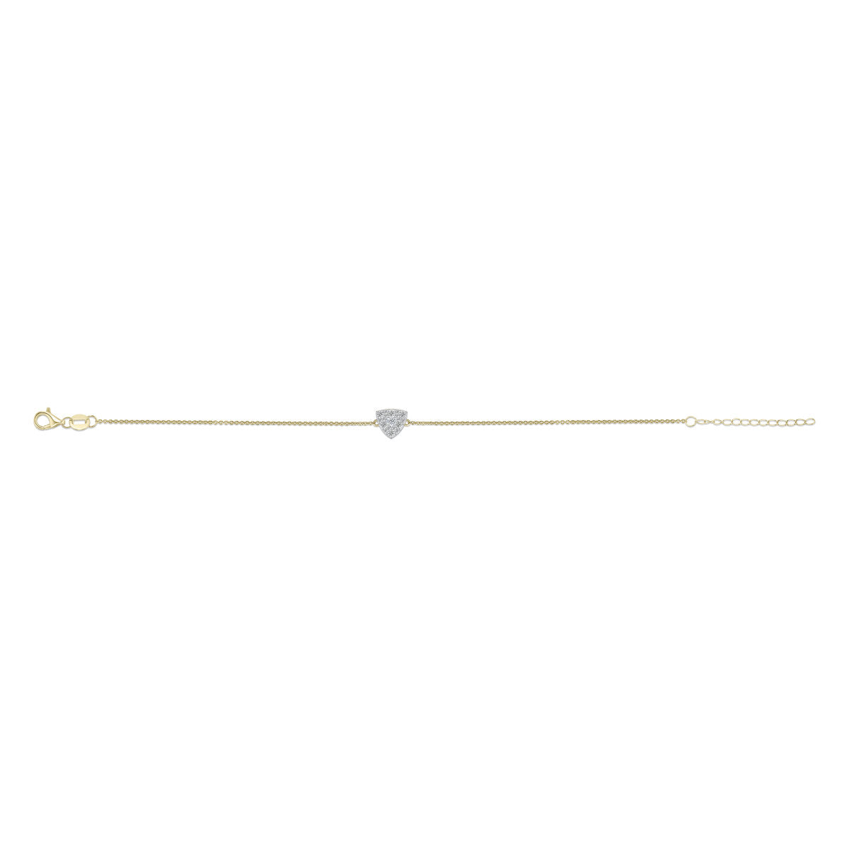 Gisser Armband 14K Bicolor Goud Lab grown diamant 17+3 cm – VBLB1028 – foto 2