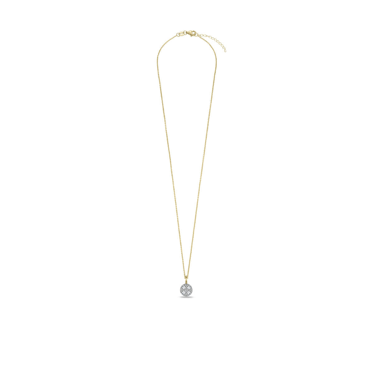 Gisser Ketting 14K Bicolor Goud Lab grown diamant 42+3 cm – VBLN1127 – foto 2