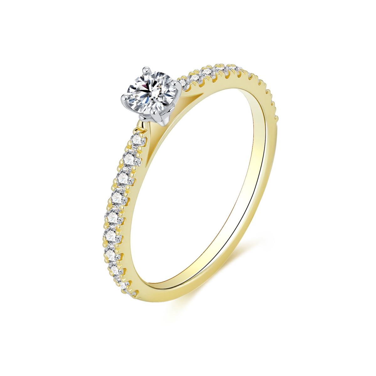 Gisser Ring 14K Bicolor Goud – VBLR004