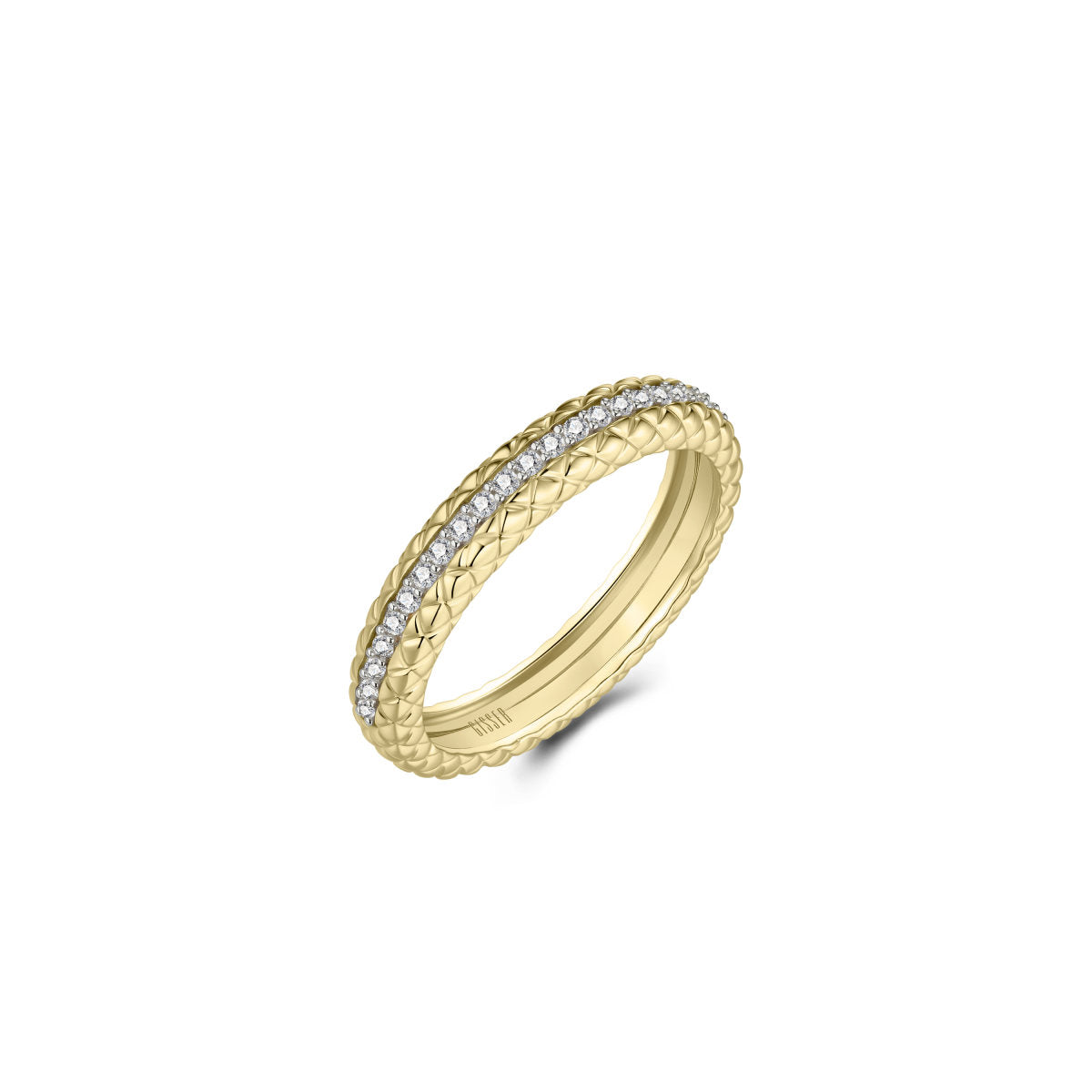 Gisser Ring 14K Bicolor Goud Lab grown diamant – VBLR007