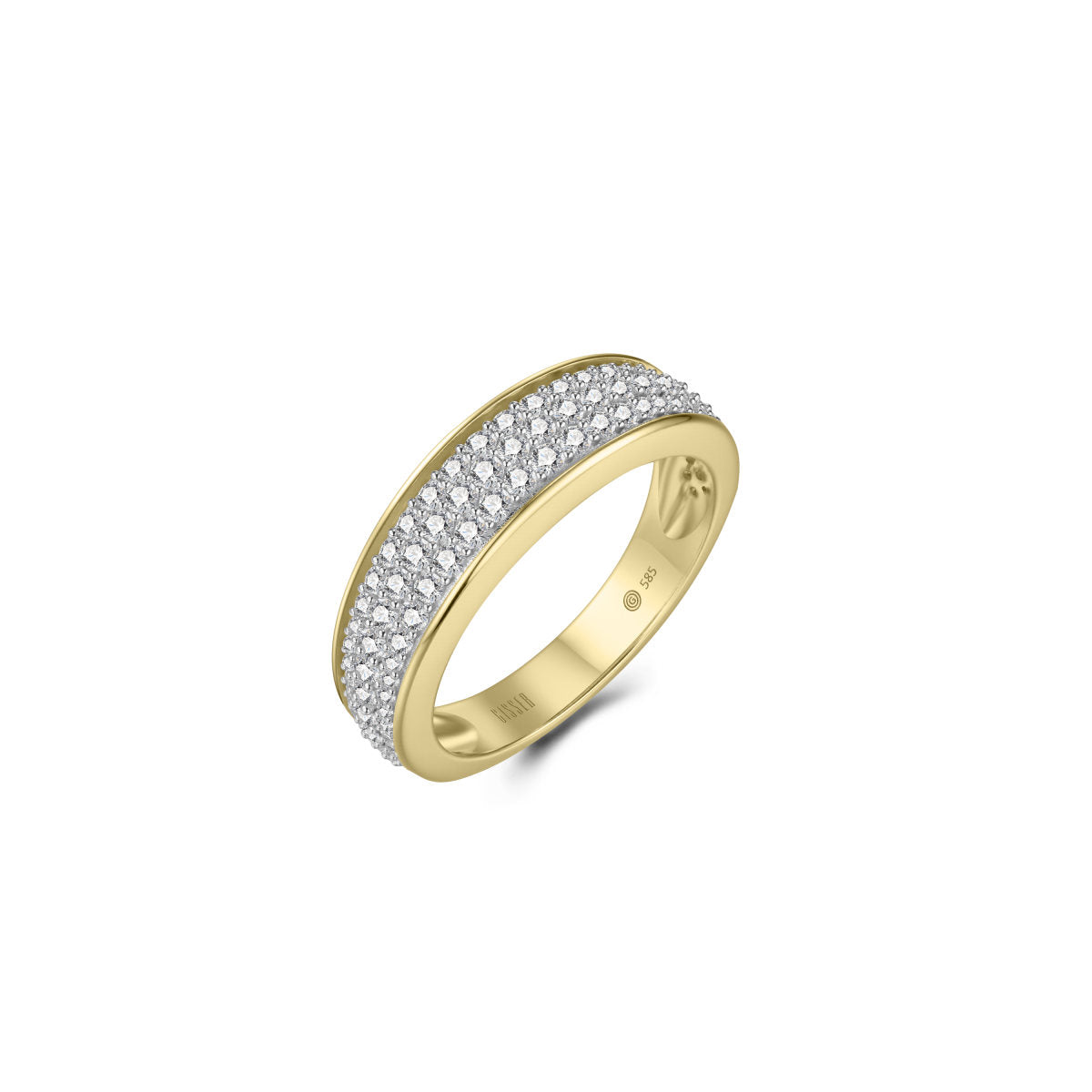 Gisser Ring 14K Bicolor Goud Lab grown diamant – VBLR008