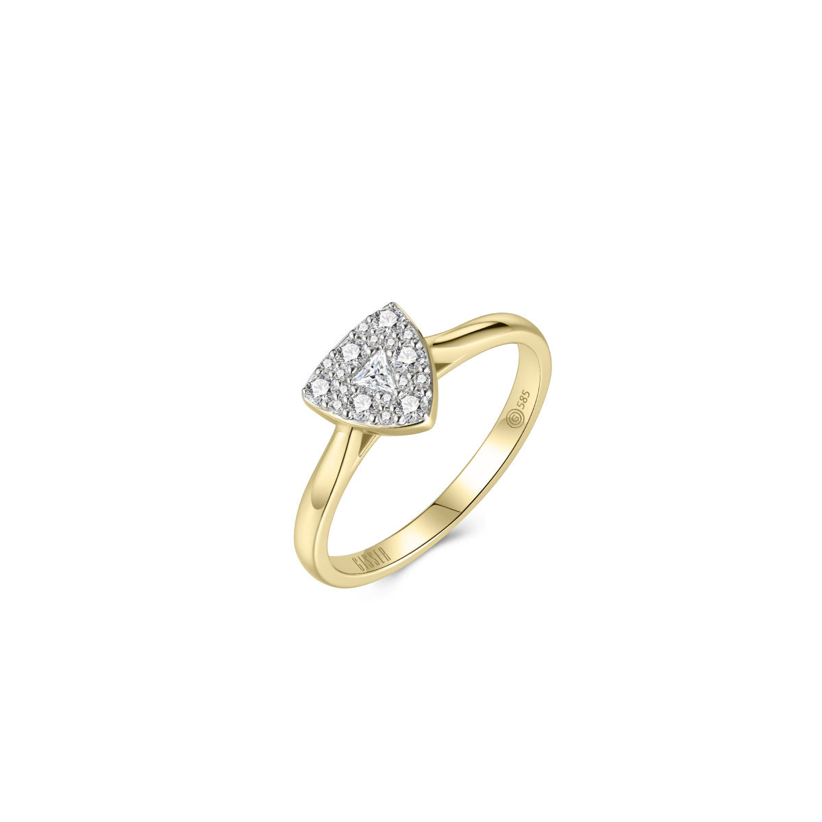 Gisser Ring 14K Bicolor Goud Lab grown diamant – VBLR085