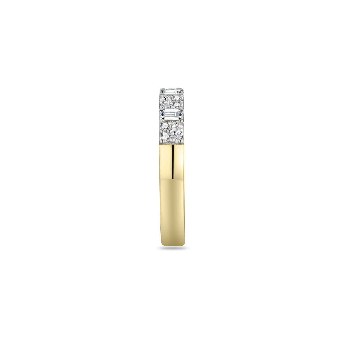Gisser Ring 14K Bicolor Goud Lab grown diamant – VBLR087 – foto 3