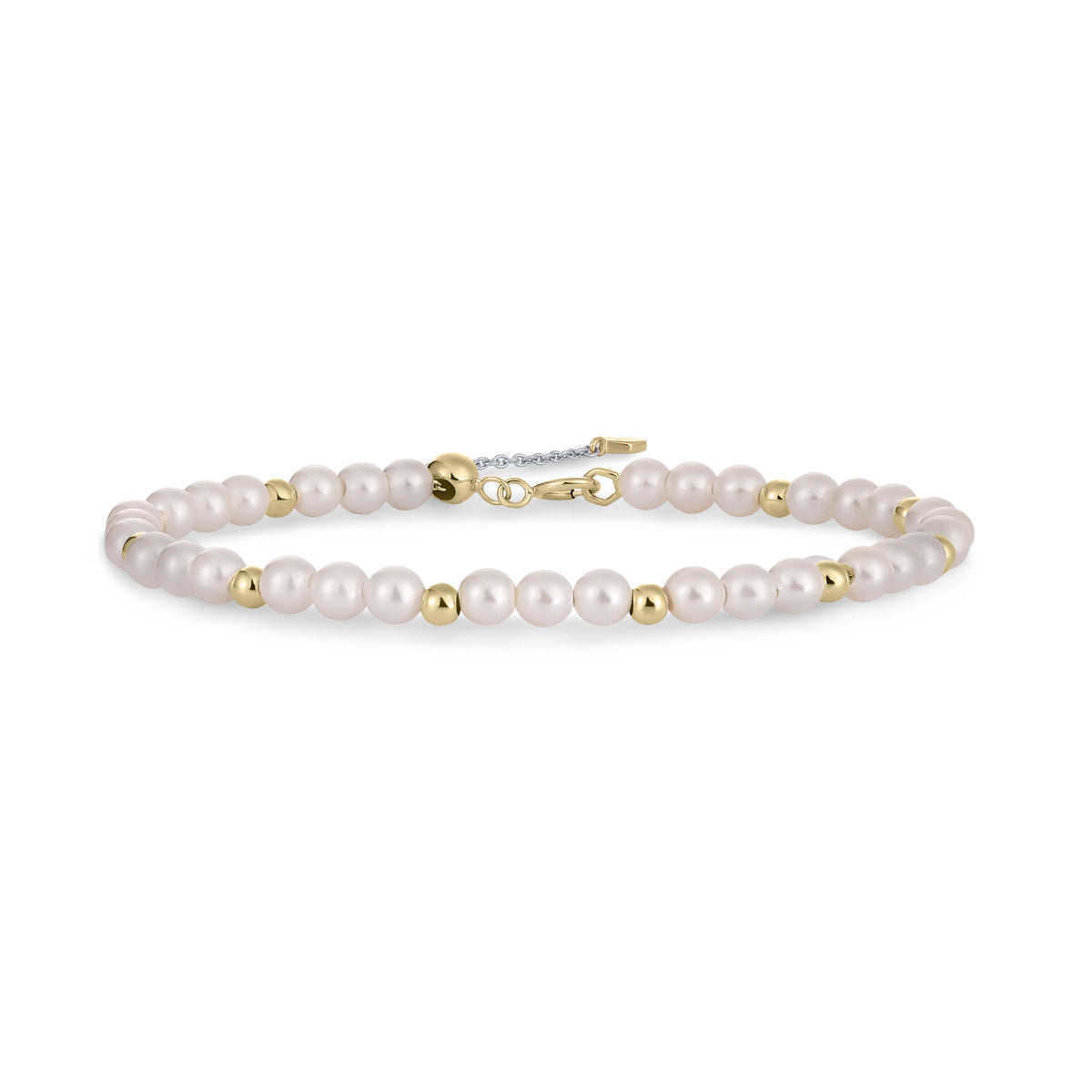 Gisser Armband 14K Geelgoud Zoetwaterparel 18,5 cm – VGB032