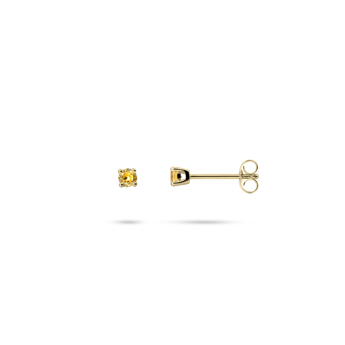 Gisser Oorbellen 14K Geelgoud Citrien – VGCE001/3
