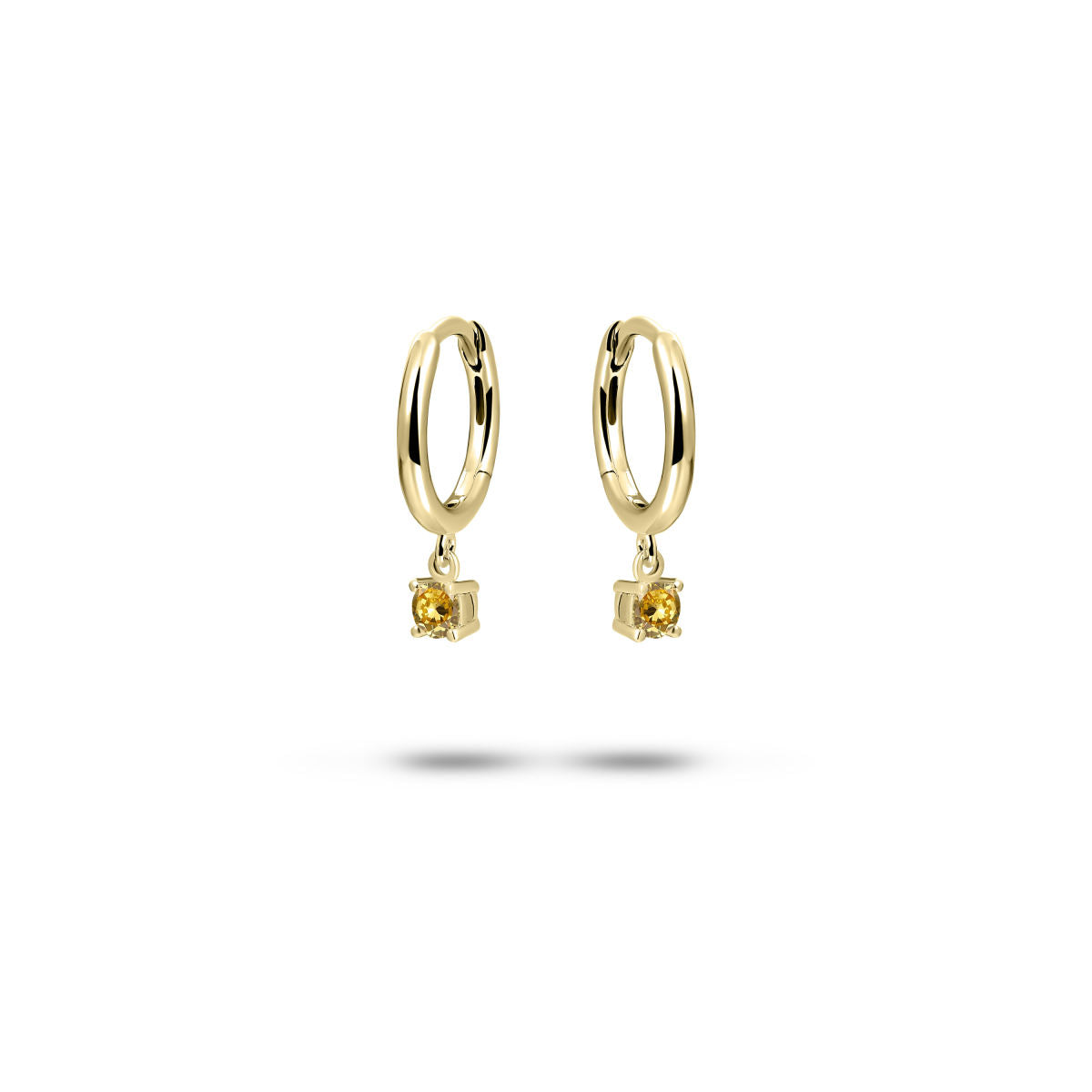 Gisser Oorbellen 14K Geelgoud Citrien – VGCKC1000