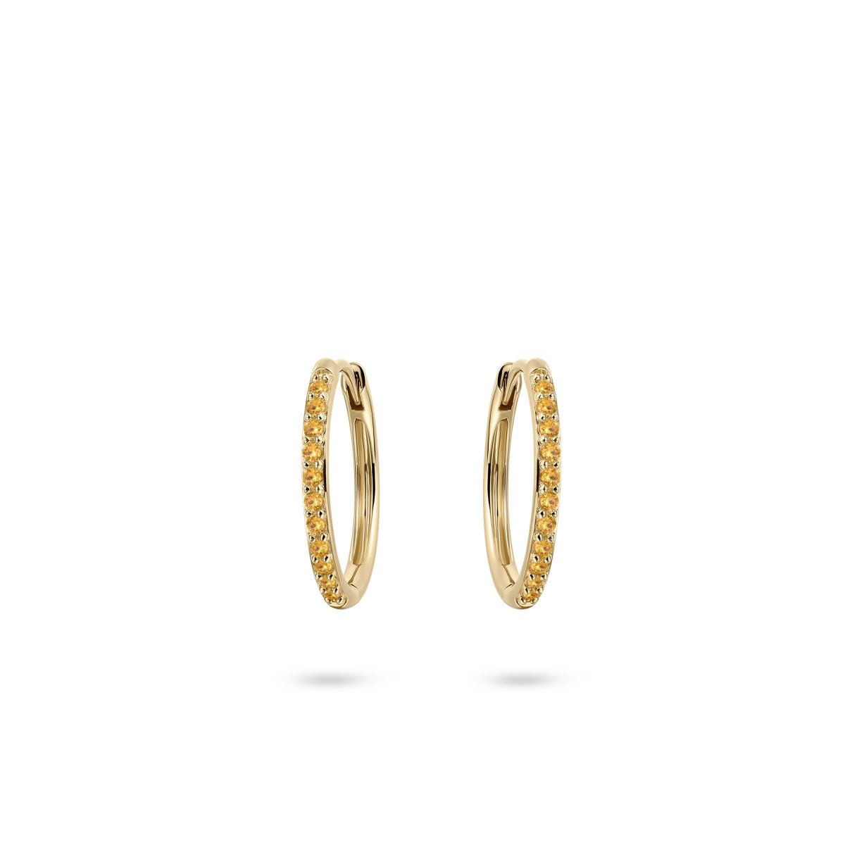 Gisser Oorbellen 14K Geelgoud Citrien – VGCKCK1/15