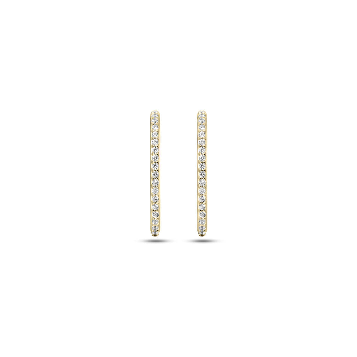 Gisser Oorbellen 14K Geelgoud Diamant – VGDE006
