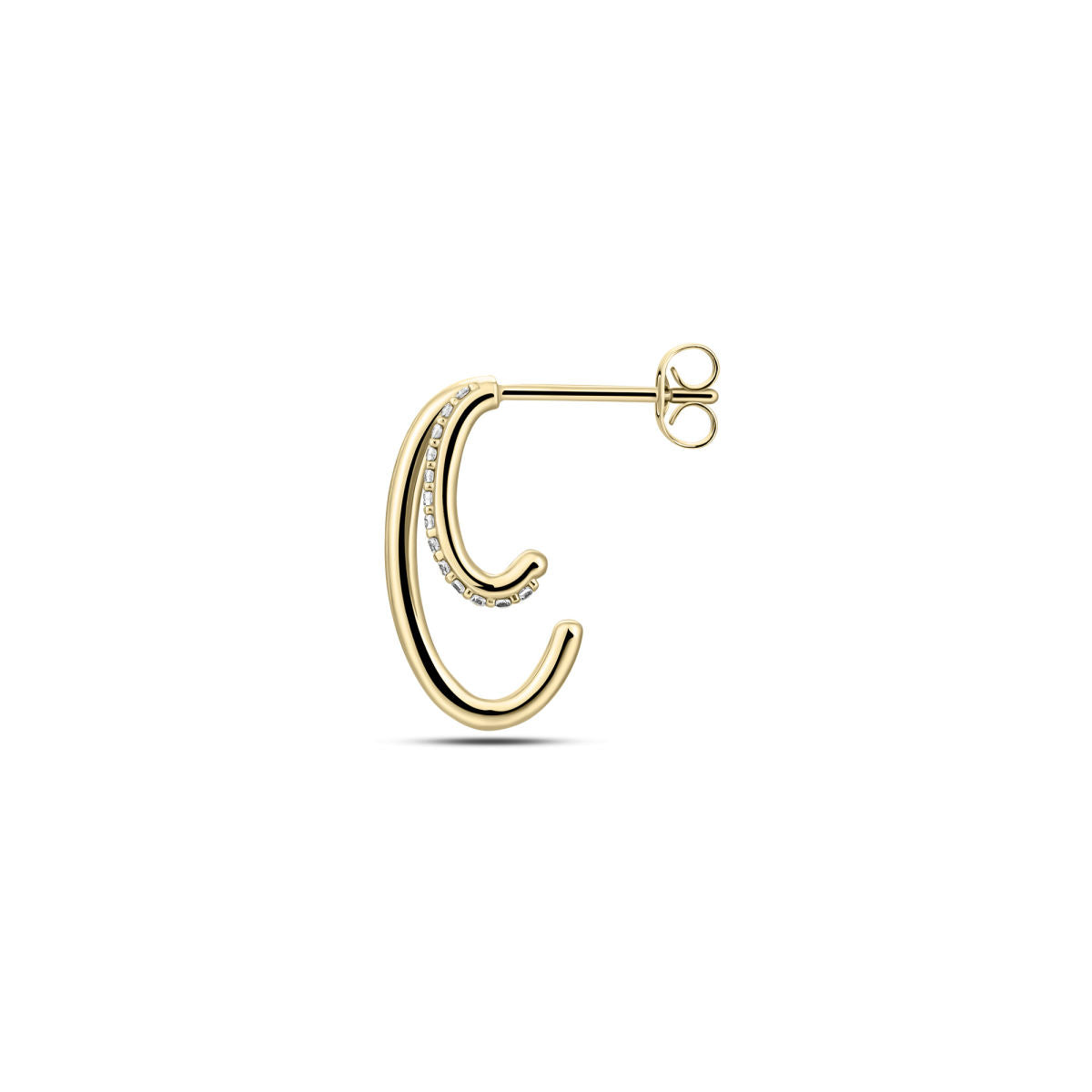 Gisser Oorbellen 14K Geelgoud Diamant – VGDE007 – foto 3