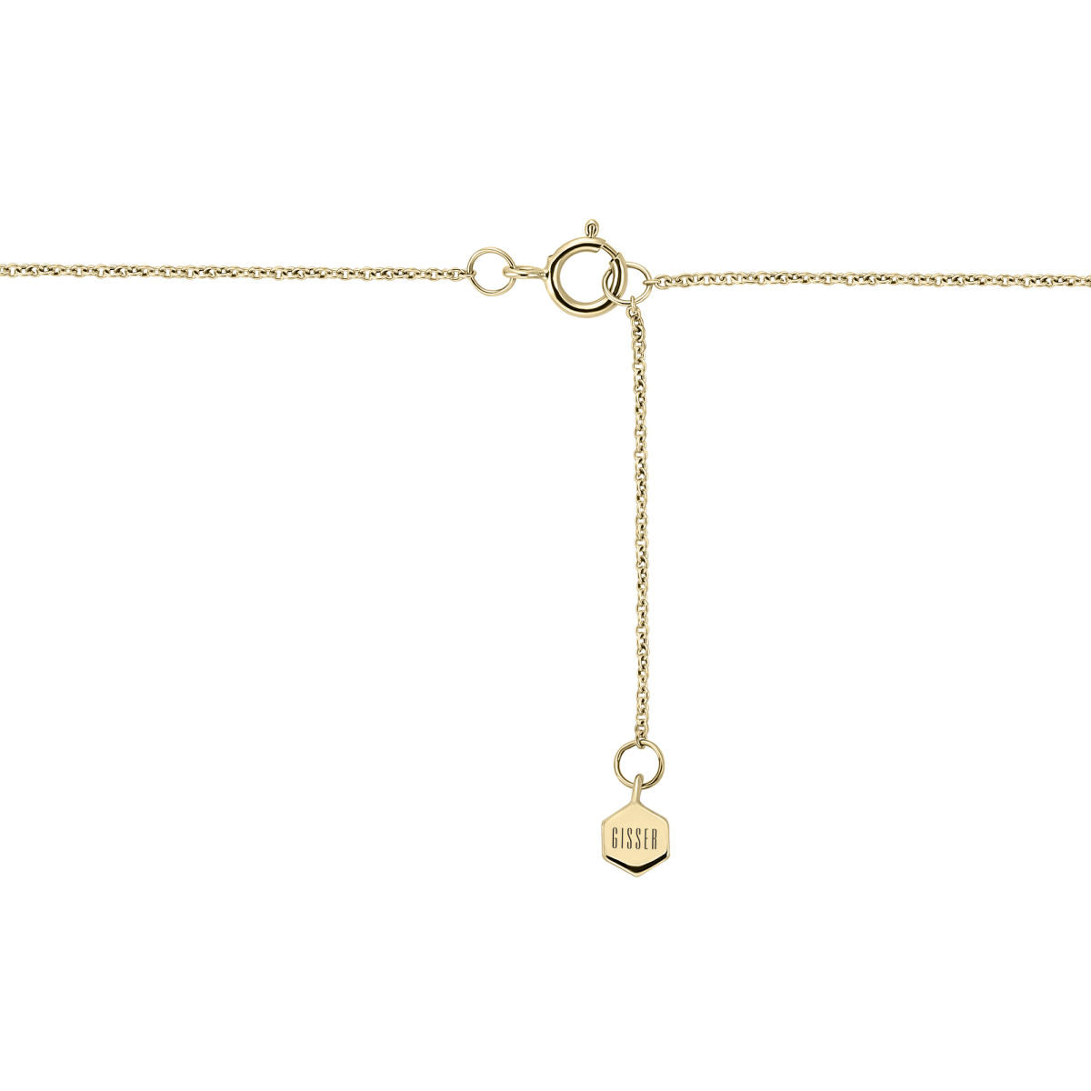 Gisser Ketting 14K Geelgoud Diamant 42+3 cm – VGDN003 – foto 3