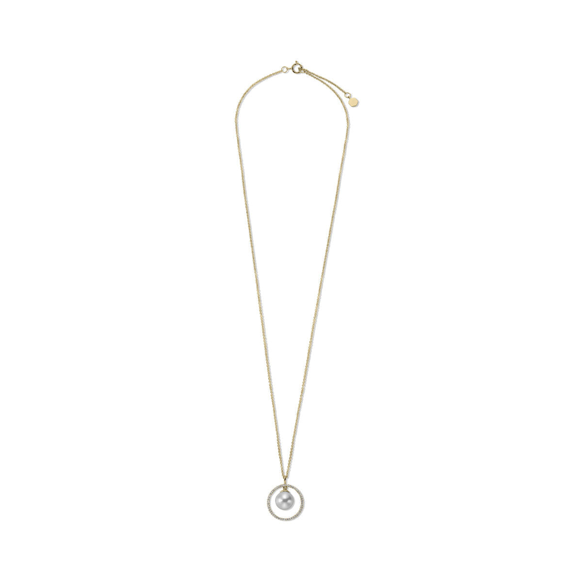 Gisser Ketting 14K Geelgoud Diamant 42+3 cm – VGDN005 – foto 2