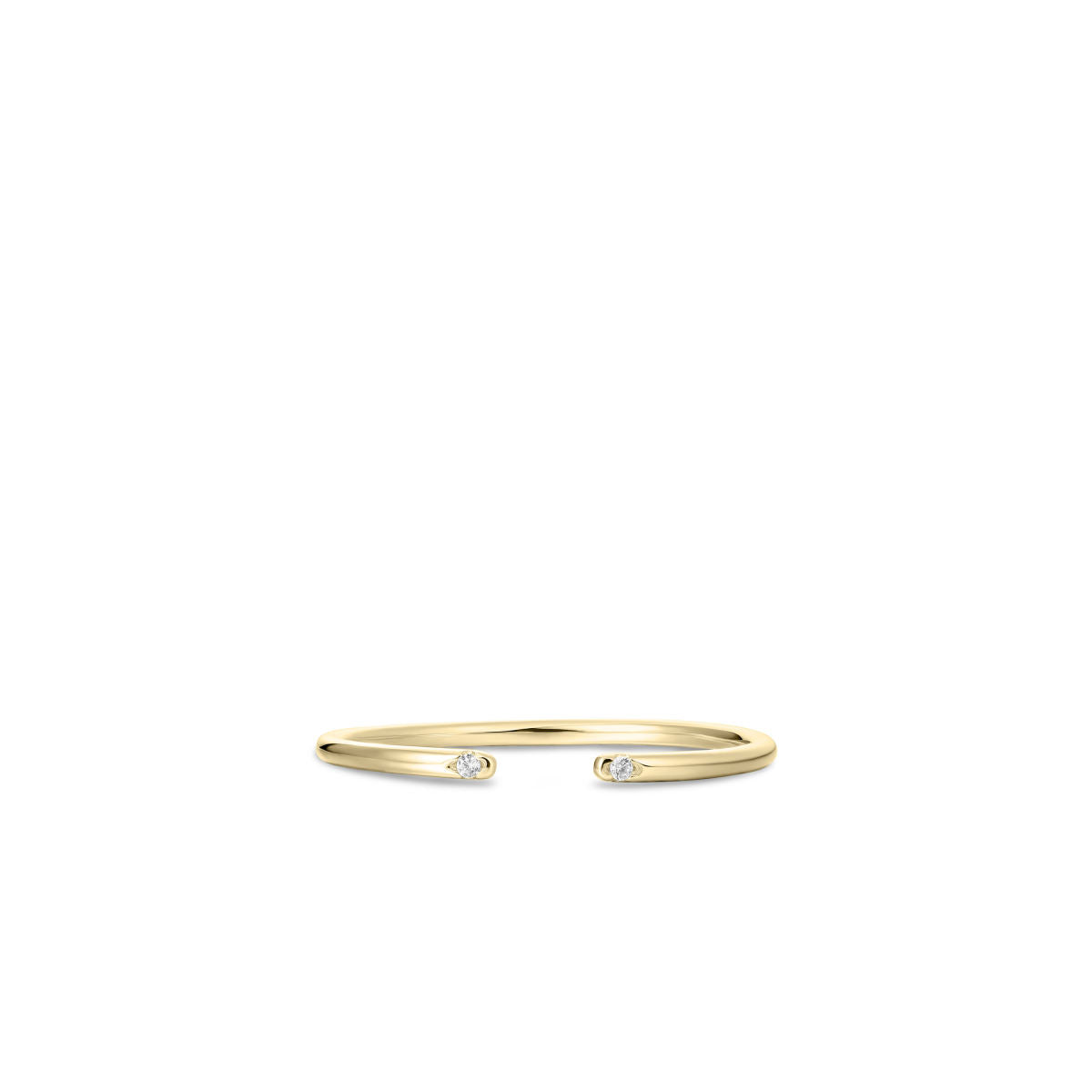 Gisser Ring 14K Geelgoud Diamant Wit – VGDR013 – foto 2