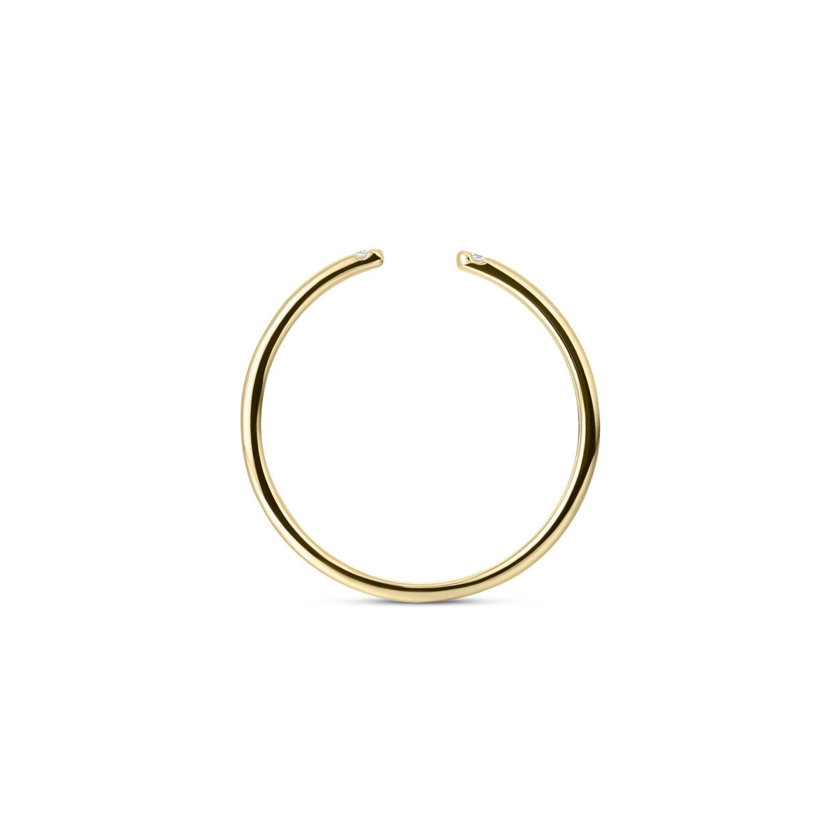 Gisser Ring 14K Geelgoud Diamant Wit – VGDR013 – foto 4