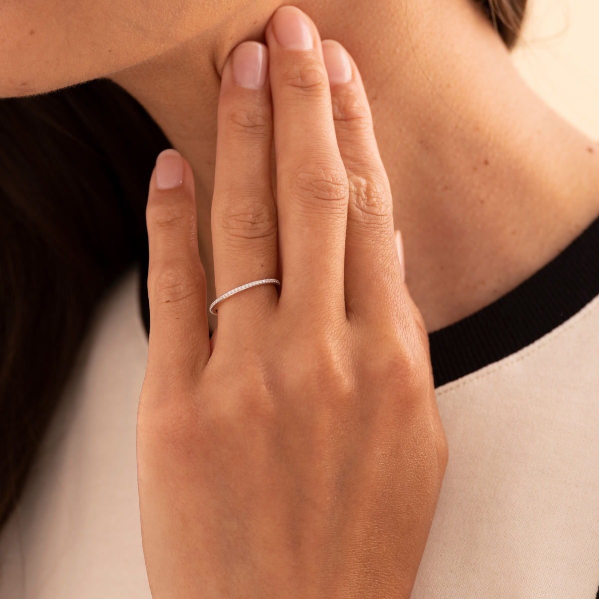 Gisser Ring 14K Geelgoud Diamant – VGDR022 – foto 5