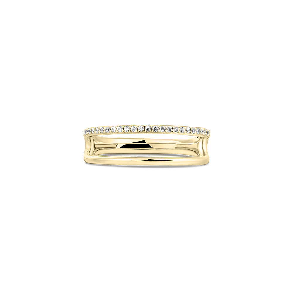 Gisser Ring 14K Geelgoud Diamant – VGDR024 – foto 2