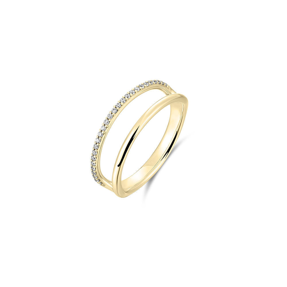 Gisser Ring 14K Geelgoud Diamant – VGDR024