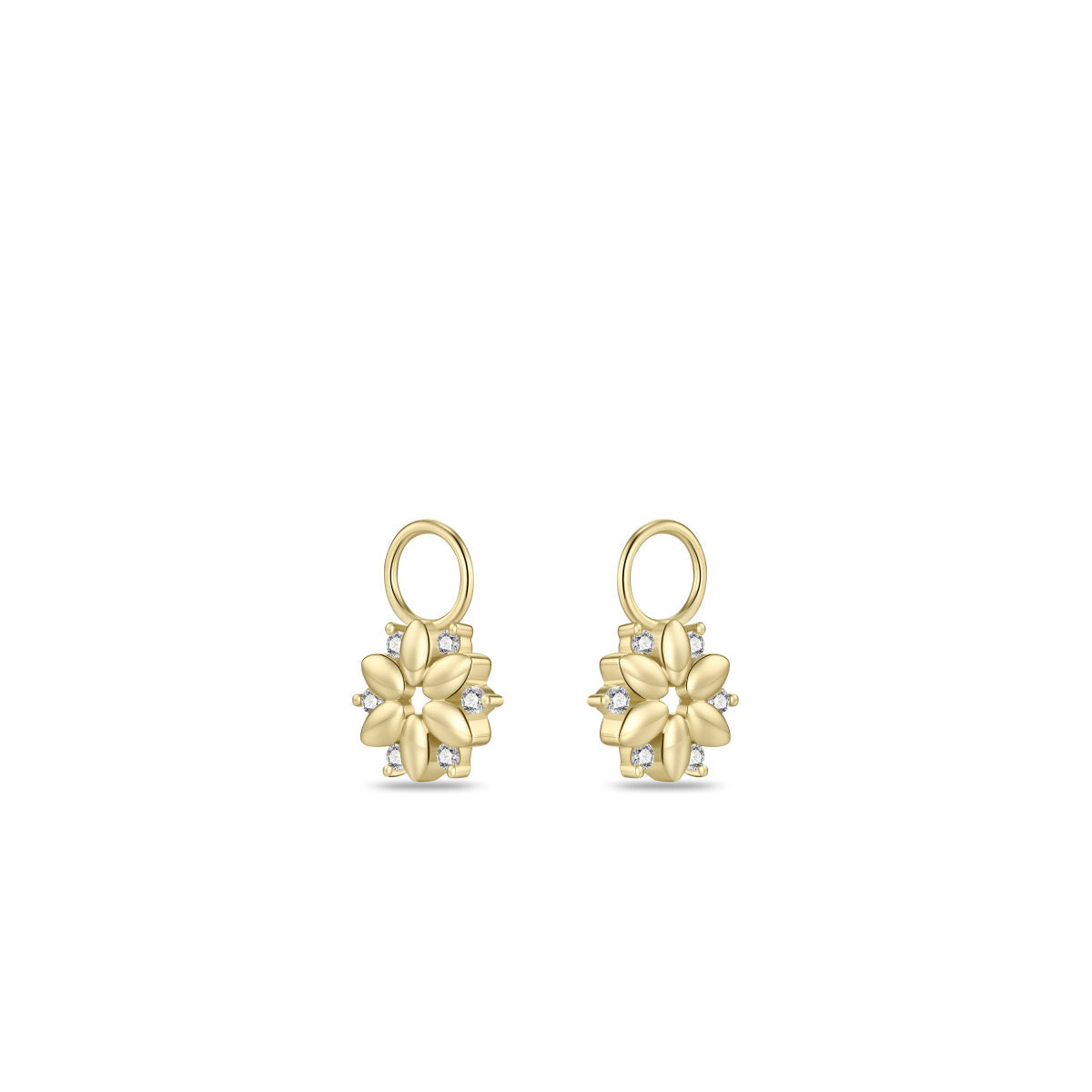 Gisser Oorbedels 14K Geelgoud Lab grown diamant – VGLC1000