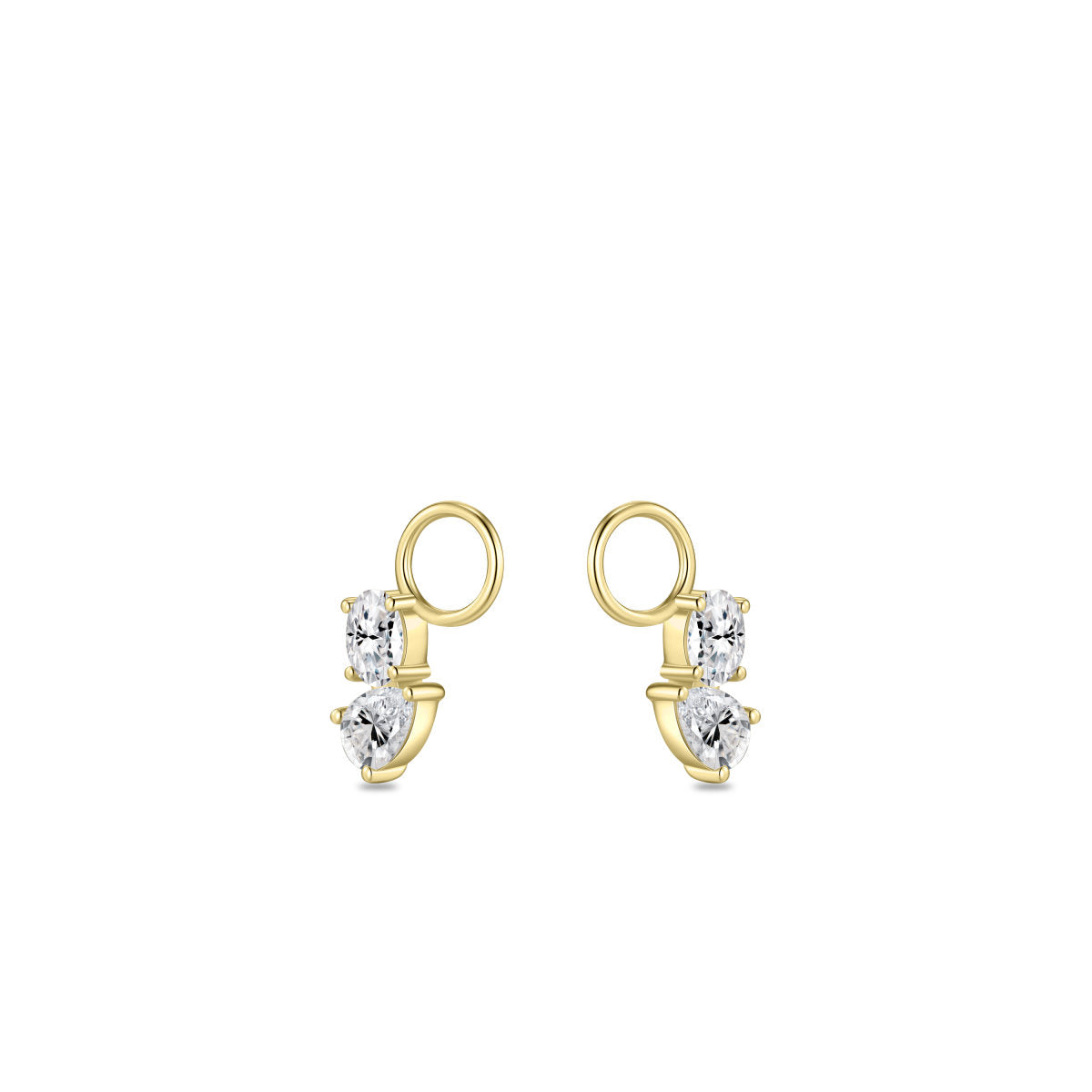 Gisser Oorbedels 14K Geelgoud Lab grown diamant – VGLC1001