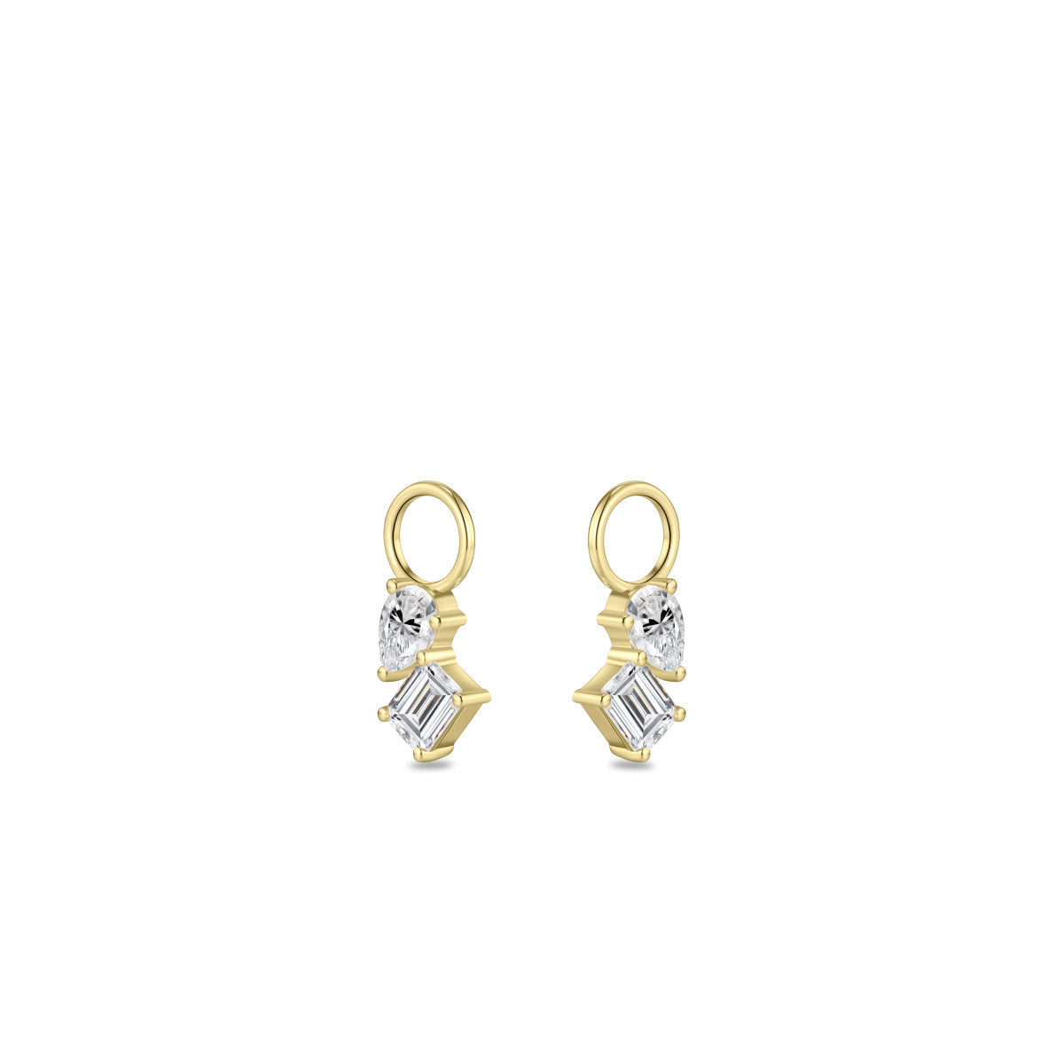 Gisser Oorbedels 14K Geelgoud Lab grown diamant – VGLC1002