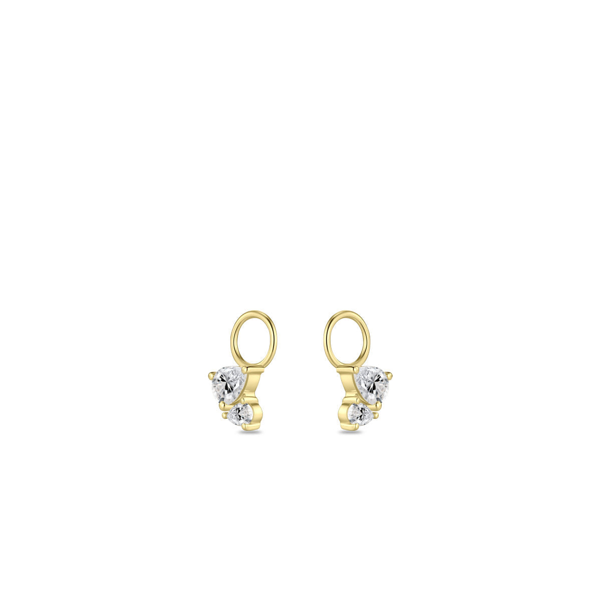 Gisser Oorbedels 14K Geelgoud Lab grown diamant – VGLC1003