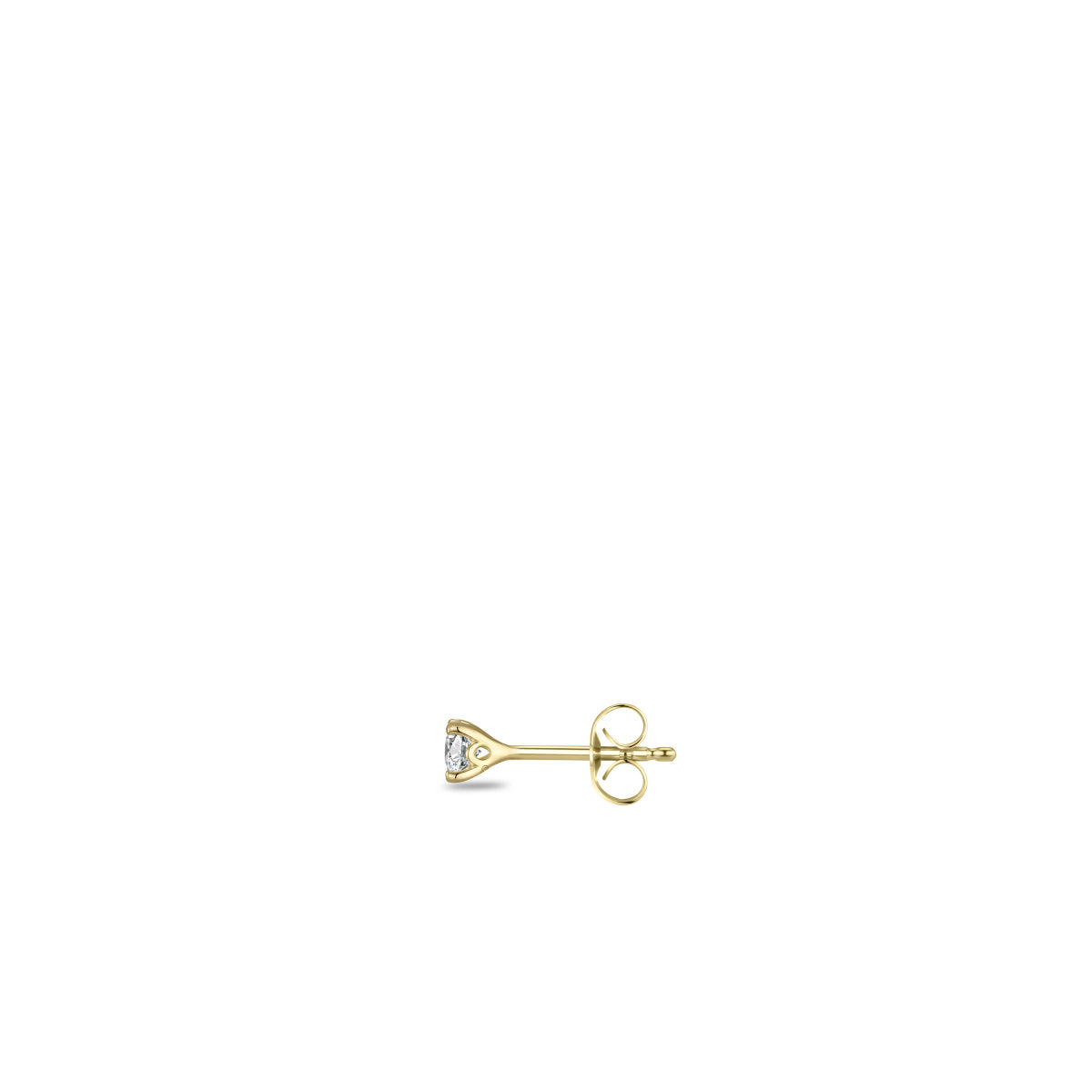 Gisser Oorbellen 14K Geelgoud Lab grown diamant – VGLE001/3 – foto 2