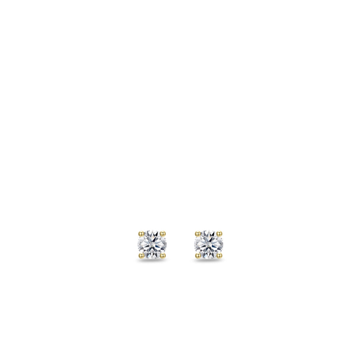 Gisser Oorbellen 14K Geelgoud Lab grown diamant – VGLE001/4