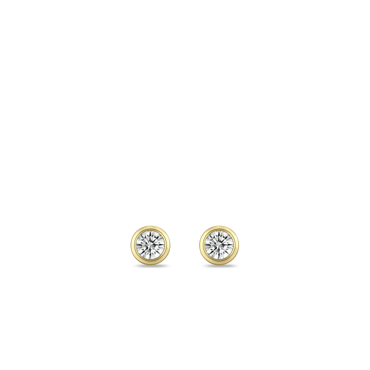 Gisser Oorbellen 14K Geelgoud Lab grown diamant – VGLE002/3