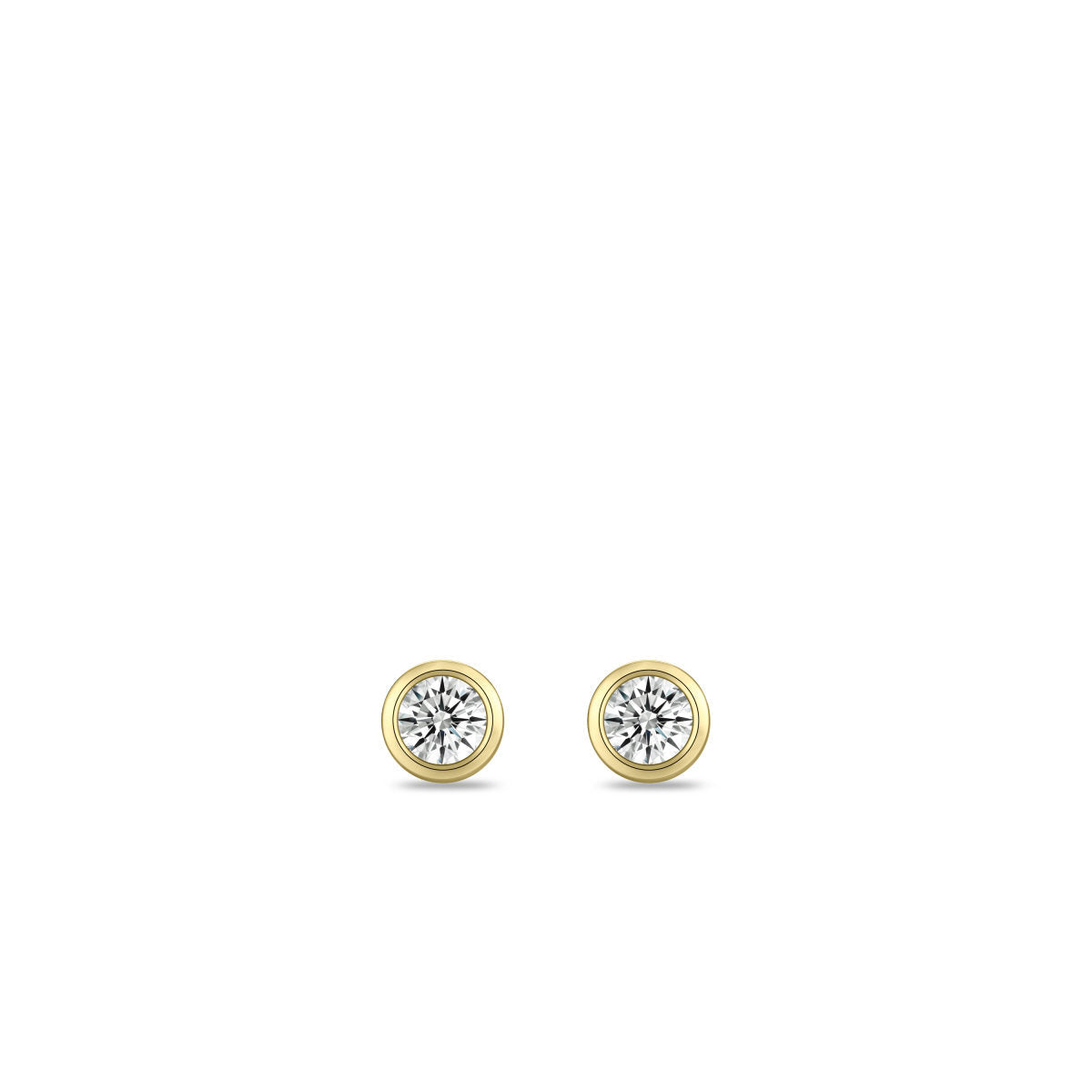 Gisser Oorbellen 14K Geelgoud Lab grown diamant – VGLE002/4