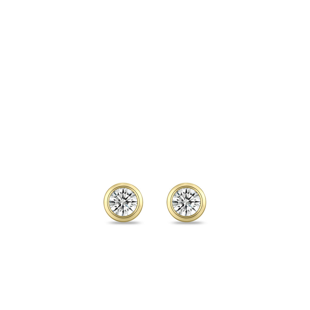 Gisser Oorbellen 14K Geelgoud Lab grown diamant – VGLE002/5