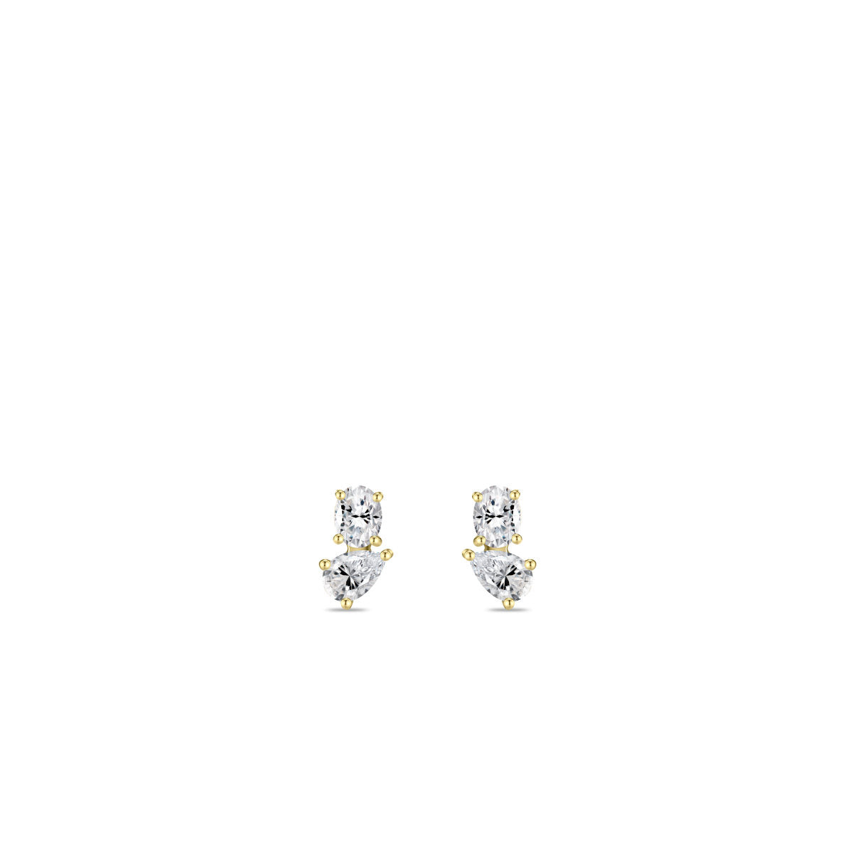 Gisser Oorbellen 14K Geelgoud Lab grown diamant – VGLE005