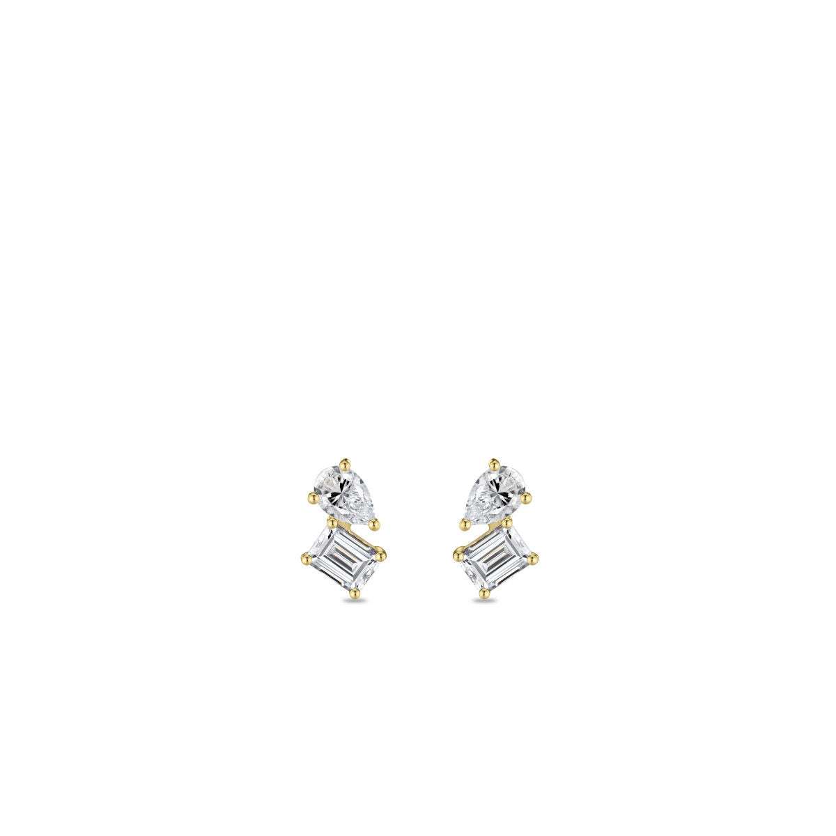 Gisser Oorbellen 14K Geelgoud Lab grown diamant – VGLE006