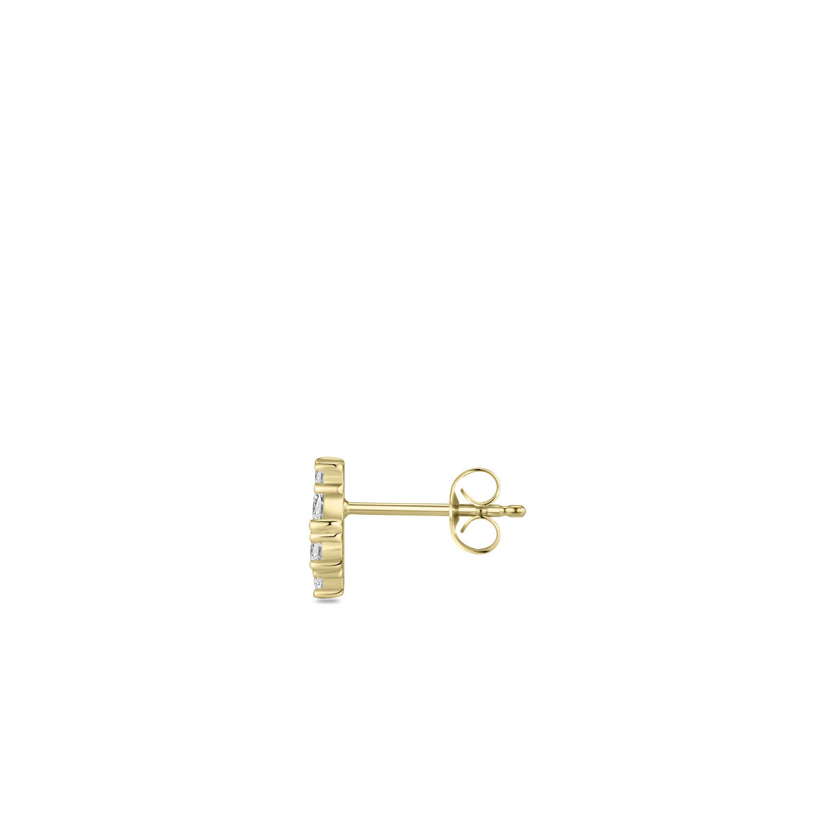 Gisser Oorbellen 14K Geelgoud Lab grown diamant – VGLE009 – foto 2