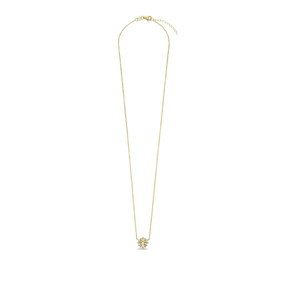 Gisser Ketting 14K Geelgoud Lab grown diamant 42+3 cm – VGLN002 – foto 2