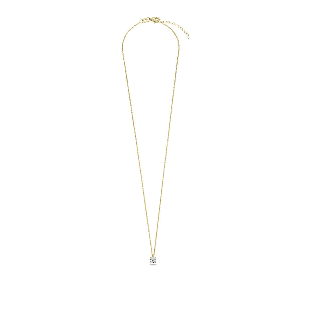 Gisser Ketting 14K Geelgoud Lab grown diamant 42+3 cm – VGLN004/4 – foto 2