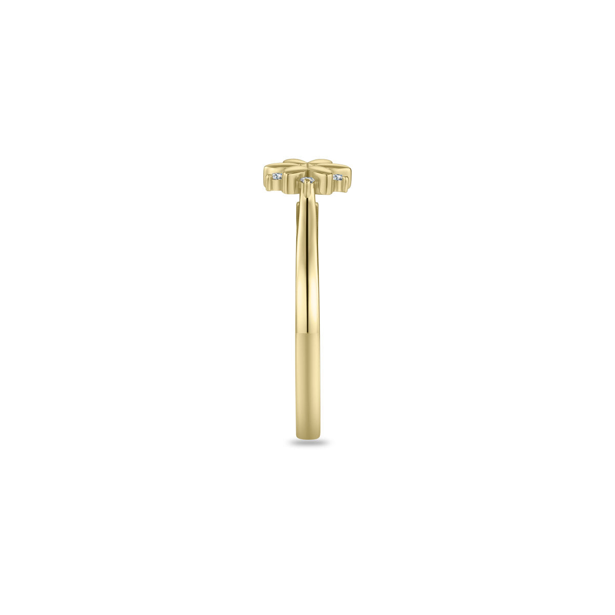 Gisser Ring 14K Geelgoud Lab grown diamant – VGLR002 – foto 3