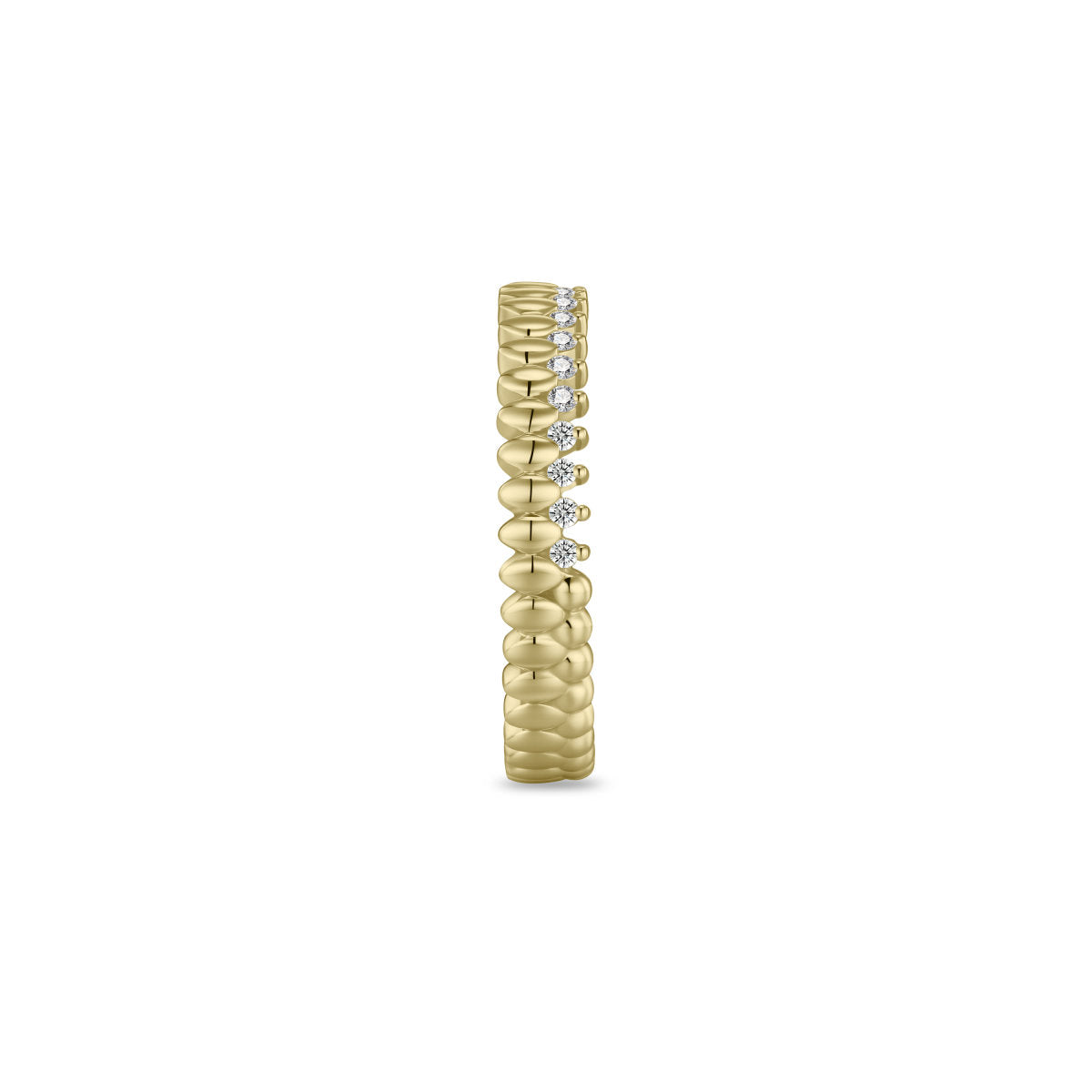 Gisser Ring 14K Geelgoud Lab grown diamant – VGLR003 – foto 3