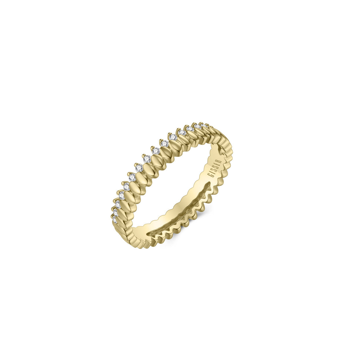Gisser Ring 14K Geelgoud Lab grown diamant – VGLR003