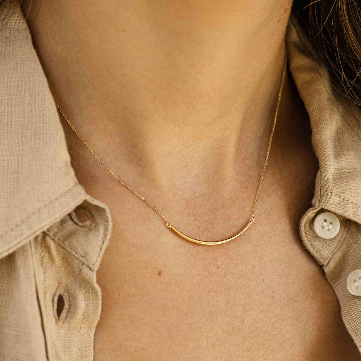 Gisser Ketting 14K Geelgoud 38+4 cm – VGN005 – foto 2
