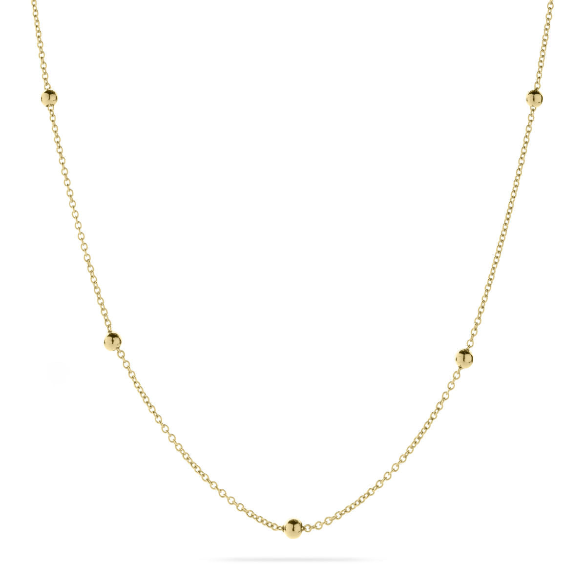 Gisser Ketting 14K Geelgoud 38+4 cm – VGN018