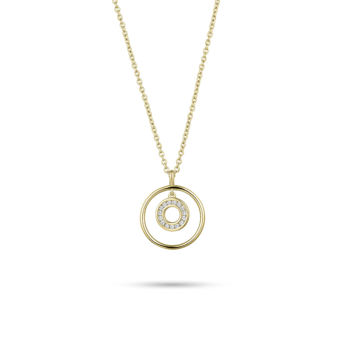 Gisser Ketting 14K Geelgoud 42+3 cm – VGN040