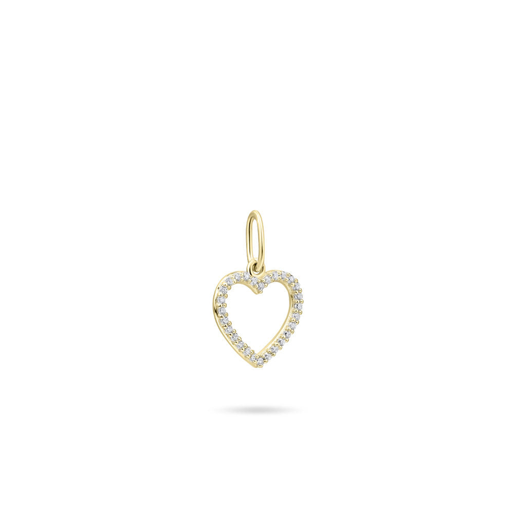Gisser Hanger 14K Geelgoud Zirkonia Wit – VGP021 – foto 2
